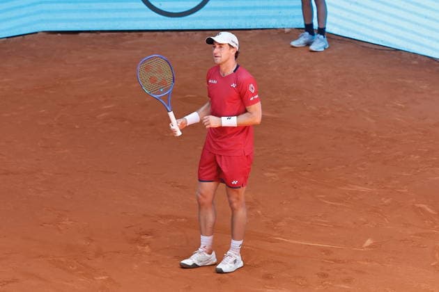 Casper Ruud (NOR), APRIL 28, 2026 - Tennis : Casper Ruud during singles Round of 16 match against Stefanos Tsitsipas on the ATP, Tennis Herren tour Masters 1000 tournaments Mutua Madrid Open tennis tournament at the Caja Magica in Madrid, Spain. Noxthirdxpartyxsales aflo_328586151