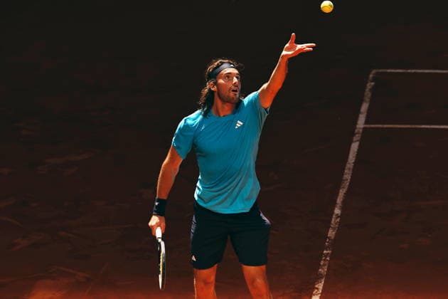 Stefanos Tsitsipas (GRE), APRIL 28, 2026 - Tennis : Stefanos Tsitsipas during singles Round of 16 match against Casper Ruud on the ATP, Tennis Herren tour Masters 1000 tournaments Mutua Madrid Open tennis tournament at the Caja Magica in Madrid, Spain. Noxthirdxpartyxsales  aflo_328586342