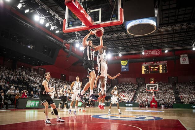 Besiktas GAIN v Cosea JL Bourg - EuroCup Final BOURG-EN-BRESSE, FRANCE - APRIL 28: Ante Zizic (41) of Besiktas GAIN in action during EuroCup basketball final match between Besiktas GAIN and Cosea JL Bourg at the Ekinox in Bourg-en-Bresse France on April 28, 2026. Elyxandro Cegarra Anadolu Bourg-en-Bresse France. Editorial use only. Please get in touch for any other usage.  Copyright: x2026xAnadoluxElyxandroxCegarrax