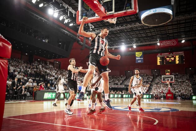 Besiktas GAIN v Cosea JL Bourg - EuroCup Final BOURG-EN-BRESSE, FRANCE - APRIL 28: Ante Zizic (41) of Besiktas GAIN in action during EuroCup basketball final match between Besiktas GAIN and Cosea JL Bourg at the Ekinox in Bourg-en-Bresse France on April 28, 2026. Elyxandro Cegarra Anadolu Bourg-en-Bresse France. Editorial use only. Please get in touch for any other usage.  Copyright: x2026xAnadoluxElyxandroxCegarrax