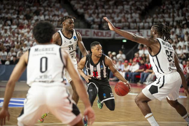 Cosea JL Bourg v Besiktas GAIN - EuroCup Final BOURGUE-EN-BRESSE, FRANCE - APRIL 28: Brynton Lemar of Besiktas GAIN competes during the final EuroCup basketball match between Besiktas GAIN and Cosea JL Bourg at the Ekinox in Bourg-en-Bresse France on April 28, 2026. Elyxandro Cegarra Anadolu Bourg-en-Bresse France. Editorial use only. Please get in touch for any other usage.  Copyright: x2026xAnadoluxElyxandroxCegarrax
