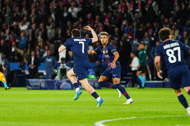 Goal celebration Paris St Germain after scoring 1 1 Khvicha Kvaratskhelia Paris St Germain, 07 FRA, Paris St Germain vs FC Bayern Munich, Football, UEFA Champions League, Semi-final, 2025 2026 season, 28 04 2026 FRA, Paris St Germain vs FC Bayern Munich, Football, UEFA Champions League, Semi-final, 2025 2026 season, 28 04 2026 Paris Copyright: xEibner-Pressefoto MarcelxvonxFehrnx EP_MFN