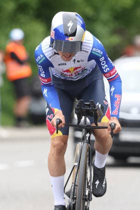 28 04 2026 Villars sur Glane, SWITZERLAND, Tour de Romandie 2026 Prologue Villars sur Glane Villars sur Glane Primoz Roglic SLO Team Bora Hansgrohe