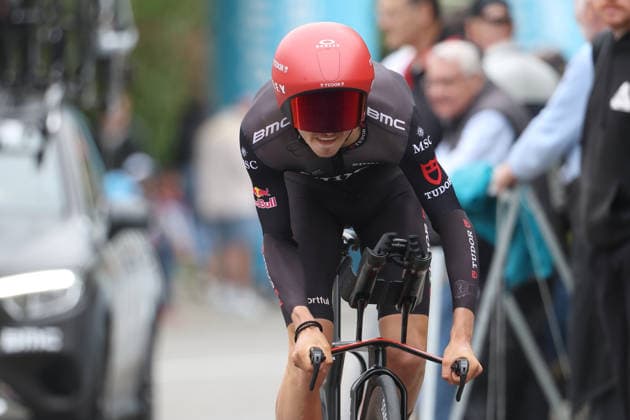 28 04 2026 Villars sur Glane, SWITZERLAND, Tour de Romandie 2026 Prologue Villars sur Glane Villars sur Glane Marco Brenner GER Team Tudor Cycling