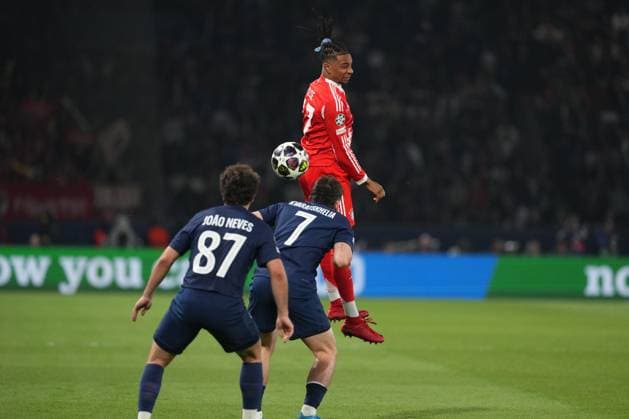 Michael Olise of Bayern Munich Paris Saint-Germain v Bayern Munich, UEFA Champions League, Semi Final, First Leg, Football, Parc des Princes, Paris, France - 28 Apr 2026Paris Parc des Princes France EDITORIAL USE ONLY No use with unauthorised audio, video, data, fixture lists, club league logos or live services. Online in-match use limited to 120 images, no video emulation. No use in betting, games or single club league player publications.  Copyright: xDavexWinter Shutterstockx 16847969bu
