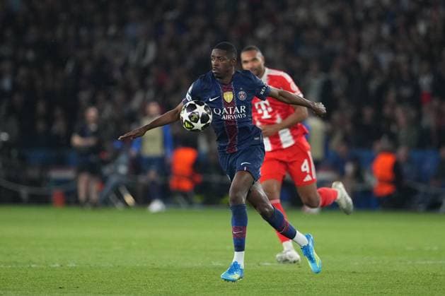 Ousmane Dembele of PSG Paris Saint-Germain v Bayern Munich, UEFA Champions League, Semi Final, First Leg, Football, Parc des Princes, Paris, France - 28 Apr 2026Paris Parc des Princes France EDITORIAL USE ONLY No use with unauthorised audio, video, data, fixture lists, club league logos or live services. Online in-match use limited to 120 images, no video emulation. No use in betting, games or single club league player publications.  Copyright: xDavexWinter Shutterstockx 16847969cb