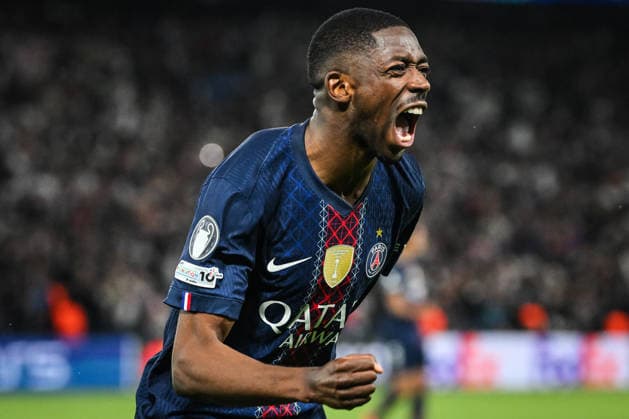April 28, 2026, Paris, France, France: Ousmane DEMBELE of PSG celebrates his goal during the UEFA Champions League match between Paris Saint-Germain and FC Bayern Munich at Parc des Princes Stadium on April 28, 2026 in Paris, France. Paris France - ZUMAm308 20260428_zsp_m308_017 Copyright: xMatthieuxMirvillex