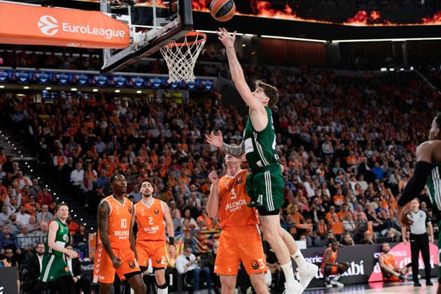 ESP Valencia Basket v Panathinaikos AKTOR Athens PlayOff Euroleague Juancho Hernangomez of Panathinaikos during the Euroleague match, playoff Game 1, between Valencia Basket and Panathinaikos AKTOR Athens played at Roig Arena Stadium on April 28, 2026 in Valencia Spain Valencia Spain Basketball Copyright: xPacoxMGEstudix xAgenciaxLOFx