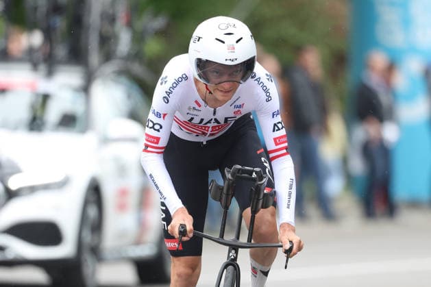 28 04 2026 Villars sur Glane, SWITZERLAND, Tour de Romandie 2026 Prologue Villars sur Glane Villars sur Glane Felix Grossschartner AUT Team UAE Emirates
