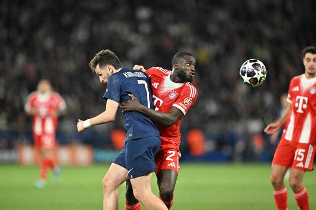 PSG v FC Bayern Munich - UEFA Champions League PARIS, FRANCE - APRIL 28: Khvicha Kvaratskhelia (7) of Paris Saint-Germain (PSG) in action during the UEFA Champions League semi-final first leg match between PSG and FC Bayern Munich at Parc des Princes in Paris, France on April 28, 2026. Mustafa Yalcin Anadolu Paris France. Editorial use only. Please get in touch for any other usage.  Copyright: x2026xAnadoluxMustafaxYalcinx