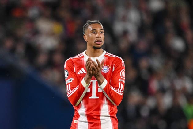 Michael Olise FC Bayern Munich gestures during the UEFA Champions League 2025 26 Semi Final First Leg match between Paris Saint Germain and FC Bayern Munich at Parc des Princes on April 28, 2026 in Paris, France Photo by Harry Langer DeFodi Images