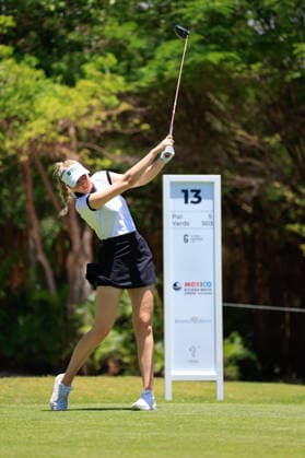 RIVIERA MAYA OPEN AT MAYAKOBA 2026 RIVIERA MAYA OPEN AT MAYAKOBA 2026 28042026 PLAYA DEL CARMEN, QUINTANA ROO Action photo of Olivia Cowan of Germany, during practice day of the Riviera Maya Open at Mayakoba 2026 at El Camaleon Golf Club in Playa del Carmen, Mexico Action photo of Olivia Cowan of Germany, during practice day of the Riviera Maya Open at Mayakoba 2026 at El Camaleon Golf Club in Playa del Carmen, Mexico Photo by IMAGENSHOP AGENCIA FOTOGRAFICA PLAYA DEL CARMEN QUINTANA ROO MEXICO Copyright: xISABELAxQUIROZx
