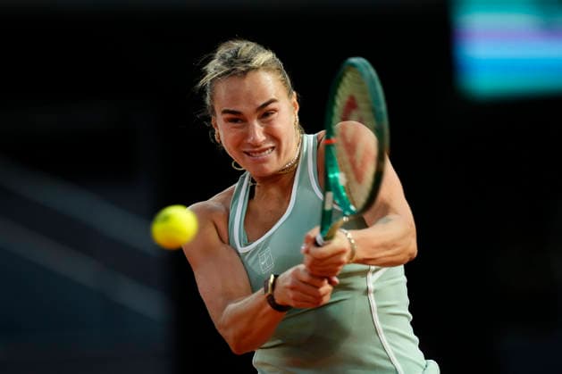 Mutua Madrid Open - Day Nine MADRID, SPAIN - APRIL 28: Aryna Sabalenka plays against Hailey Baptiste of the United States during the Women s Singles quarter-final match on Day Nine of the Mutua Madrid Open at La Caja Magica on April 28, 2026 in Madrid, Spain. Madrid Spain  Copyright: xJosexBretonx originalFilename:bretonhernandez-mutuamad260428_npbvB.jpg