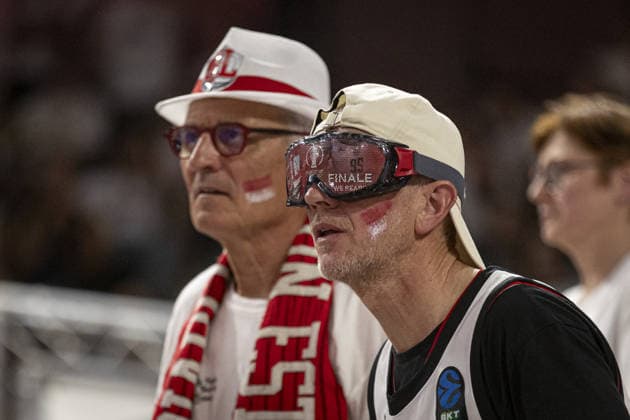 Cosea JL Bourg v Besiktas GAIN - EuroCup Final BOURG-EN-BRESSE, FRANCE - APRIL 28: Fans are seen during the final EuroCup basketball match between Besiktas GAIN Istanbul and Cosea JL Bourg at the Ekinox in Bourg-en-Bresse France on April 28, 2026. Elyxandro Cegarra Anadolu Bourg-en-Bresse France. Editorial use only. Please get in touch for any other usage.  Copyright: x2026xAnadoluxElyxandroxCegarrax