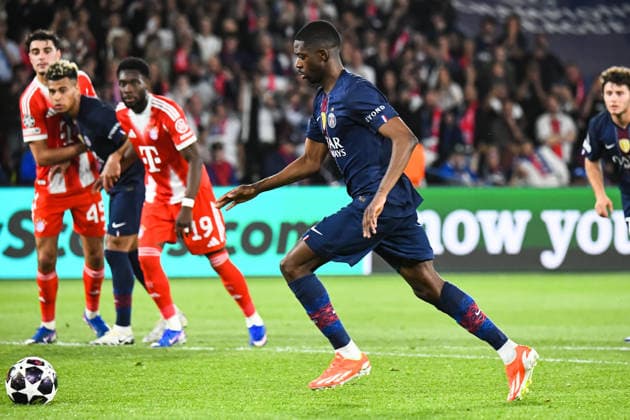 FOOTBALL : Paris Saint Germain vs FC Bayern Munich - Ligue des Champions - demi finale aller - 28 04 2026 Ousmane Dembele (Paris SG) ParisFrance  Copyright: xBaptistexAutissierx