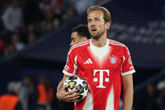 FOOTBALL : Paris Saint Germain Vs Bayern Munich - Ligue des Champions - Demi Finale - 28 04 2026 Harry Kane (FC Bayern Munich) ParisFrance  Copyright: xMichaelxBaucherx