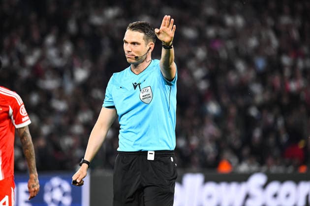 FOOTBALL : Paris Saint Germain vs FC Bayern Munich - Ligue des Champions - demi finale aller - 28 04 2026 Sandro Schärer (Arbitre central) ParisFrance  Copyright: xBaptistexAutissierx