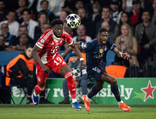 PSG x FC Bayern Dembele (PSG) in action during the game against FC Bayern valid for Champions League at the Parc des Princes stadium, in Paris, today april 28, 2026. Copyright: xx 0L3A7132