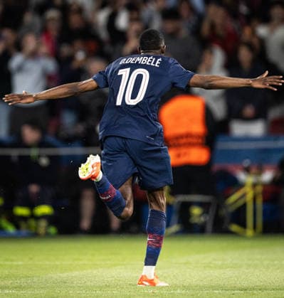 PSG x FC Bayern Dembele (PSG) in action during the game against FC Bayern valid for Champions League at the Parc des Princes stadium, in Paris, today april 28, 2026. Copyright: xx 0L3A8112