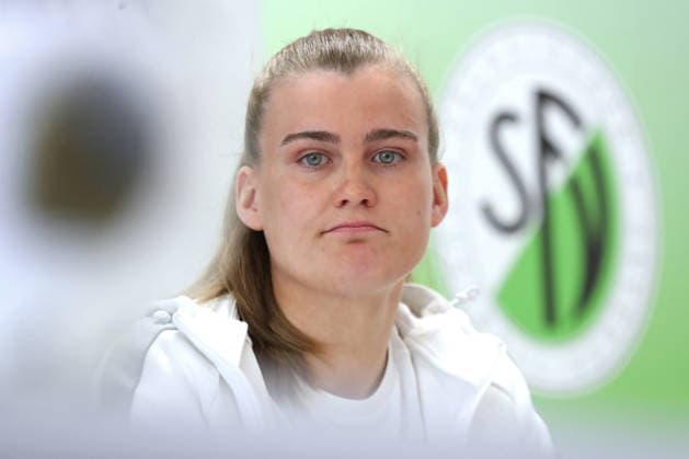 Presentation of the new Womens Saxony Cup 28 04 2026 Celine Hauk Co Coach RB Leipzig II Women Preview of the Womens and Junior Womens Final Day Egidius Braun Sports School , 28 04 2026 Copyright: xBEAUTIFULxSPORTS JanxKaeferx