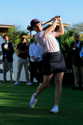 RIVIERA MAYA OPEN AT MAYAKOBA 2026 RIVIERA MAYA OPEN AT MAYAKOBA 2026 28042026 PLAYA DEL CARMEN, QUINTANA ROO Action photo of mexican golf legend Lorena Ochoa, during the opening ceremony of the Riviera Maya Open at Mayakoba 2026 at El Camaleon Golf Club in Playa del Carmen, Mexico Action photo of mexican golf legend Lorena Ochoa, during the opening ceremony of the Riviera Maya Open at Mayakoba 2026 held at El Camaleon Golf Club in Playa del Carmen, Mexico Photo by IMAGENSHOP AGENCIA FOTOGRAFICA PLAYA DEL CARMEN QUINTANA ROO MEXICO Copyright: xJorgexReyesx