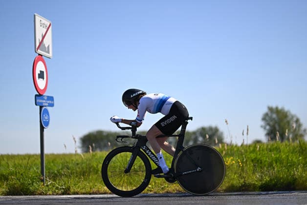 UCI Para Cycling Road World Cup: Round 2 Picture by Mathew Wells SWpix.com - 29 04 2026 - Cycling - UCI Para Cycling Road World Cup: Round 2 - Gistel, West Flanders, Belgium - Women C4 Individual Time Trial (ITT) - Franziska Matile-Dörig (Switzerland) Copyright: x xSWpix.comx(t axPhotographyxHubxLtd)xMathewxWells SWpix.comx SWP-3030-13531