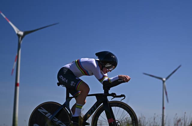 UCI Para Cycling Road World Cup: Round 2 Picture by Mathew Wells SWpix.com - 29 04 2026 - Cycling - UCI Para Cycling Road World Cup: Round 2 - Gistel, West Flanders, Belgium - Women C4 Individual Time Trial (ITT) - Tara Neyland (Australia) Copyright: x xSWpix.comx(t axPhotographyxHubxLtd)xMathewxWells SWpix.comx SWP-3030-13541