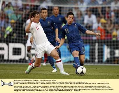 Football, EURO 2012, France - England 1:1