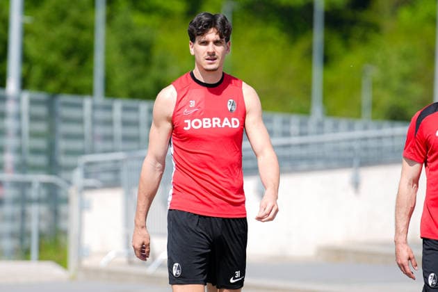 Soccer, Bundesliga, Men, Training SC Freiburg Europa Park Stadion, Sport, Europa Park Stadion, Igor Matanovic SC Freiburg 31 Freiburg Europa Park Stadion Baden Württemberg Germany Copyright: xFINLEYxMÖRCHx