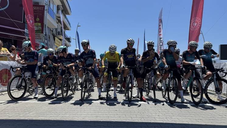 61st Presidential Cycling Tour of Turkiye MUGLA, TURKIYE - APRIL 29: Cyclists compete in the 130.4-kilometer Marmaris-Fethiye stage, within the 61st Presidential Cycling Tour of Turkiye, an eight-stage race in the ProSeries category, on April 29, 2026 in Mugla, Turkiye. Sabri Kesen Anadolu Mugla Turkey. Editorial use only. Please get in touch for any other usage.  Copyright: x2026xAnadoluxSabrixKesenx