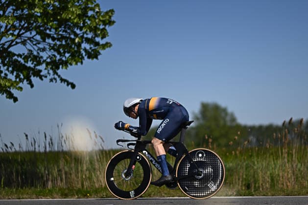 UCI Para Cycling Road World Cup: Round 2 Picture by Mathew Wells SWpix.com - 29 04 2026 - Cycling - UCI Para Cycling Road World Cup: Round 2 - Gistel, West Flanders, Belgium - Men C5 Individual Time Trial (ITT) - William Bjergfelt (Great Britain) Copyright: x xSWpix.comx(t axPhotographyxHubxLtd)xMathewxWells SWpix.comx SWP-3030-13558