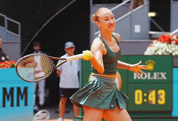TENNIS - MUTUA MADRID OPEN 2026 - 29 04 2026 Anastasia Potapova of Austria during the Mutua Madrid Open 2026, ATP, Tennis Herren Masters 1000 and WTA, Tennis Damen 1000 on 29 April 2026 at La Caja Magica in Madrid, Spain - Photo: Laurent Lairys MADRIDSpain  Copyright: xLaurentxLairysx