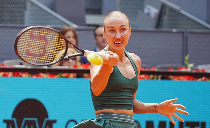 TENNIS - MUTUA MADRID OPEN 2026 - 29 04 2026 Anastasia Potapova of Austria during the Mutua Madrid Open 2026, ATP, Tennis Herren Masters 1000 and WTA, Tennis Damen 1000 on 29 April 2026 at La Caja Magica in Madrid, Spain - Photo: Laurent Lairys MADRIDSpain  Copyright: xLaurentxLairysx