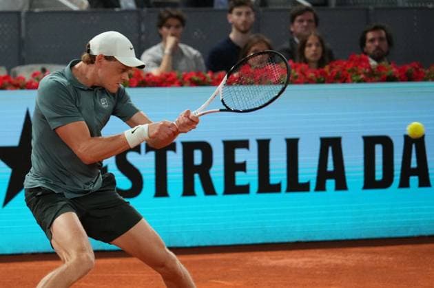 Jannik Sinner (ITA) vs Rafael Jodar (SPA) during Masters Series Madrid 2026 in Madrid on Wednesday 29 April 2026 Cordon Press 