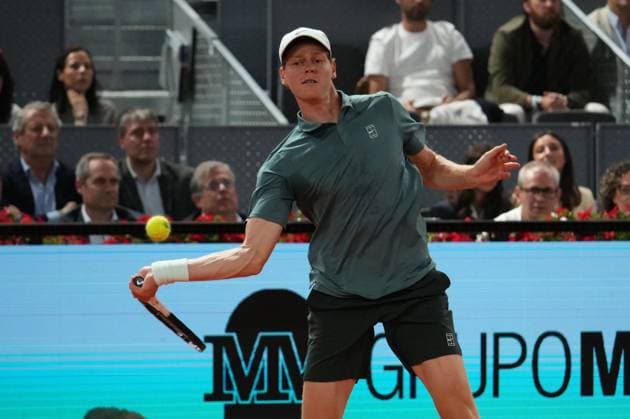 Jannik Sinner (ITA) vs Rafael Jodar (SPA) during Masters Series Madrid 2026 in Madrid on Wednesday 29 April 2026 Cordon Press 