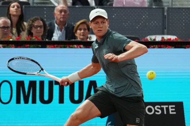 Jannik Sinner (ITA) vs Rafael Jodar (SPA) during Masters Series Madrid 2026 in Madrid on Wednesday 29 April 2026 Cordon Press 