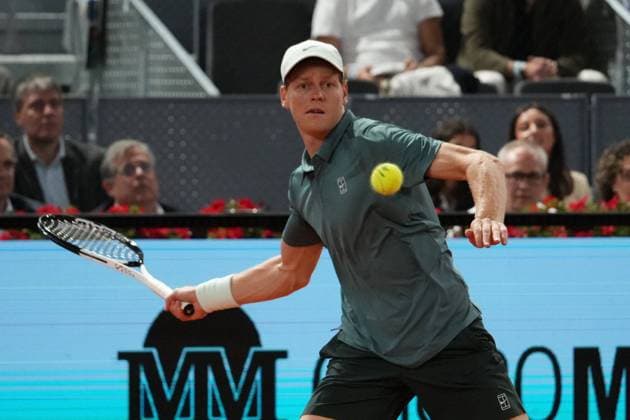 Jannik Sinner (ITA) vs Rafael Jodar (SPA) during Masters Series Madrid 2026 in Madrid on Wednesday 29 April 2026 Cordon Press 