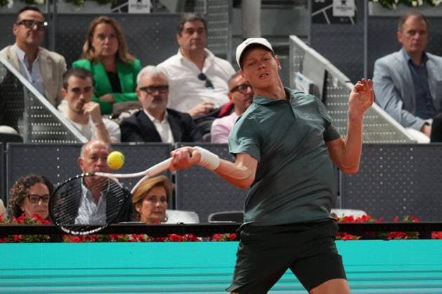 Jannik Sinner (ITA) vs Rafael Jodar (SPA) during Masters Series Madrid 2026 in Madrid on Wednesday 29 April 2026 Cordon Press 
