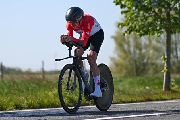 UCI Para Cycling Road World Cup: Round 2 Picture by Mathew Wells SWpix.com - 29 04 2026 - Cycling - UCI Para Cycling Road World Cup: Round 2 - Gistel, West Flanders, Belgium - Men C3 Individual Time Trial (ITT) - Michael Sametz (Canada) Copyright: x xSWpix.comx(t axPhotographyxHubxLtd)xMathewxWells SWpix.comx SWP-3030-13564