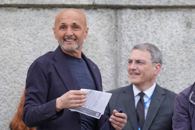 Juventus™ Luciano Spalletti , Juventus Damien Comolli during the Italian Cup Final Under 20 soccer match between Atalanta and Juventus at Arena Civica Stadium in Milan , north Italy - wednesday , April 29 , 2026. - Soccer .  Copyright: xSpada LaPressex