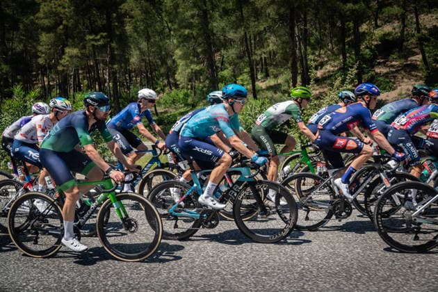 61st Presidential Cycling Tour of Turkiye MUGLA, TURKIYE - APRIL 29: Cyclists compete during the 130-kilometer Marmaris-Fethiye stage of the 61st Presidential Cycling Tour of Turkiye (TUR 2026) on April 29, 2026, in Mugla, Turkiye. This 8-stage event is the only competition in the country classified as a ProSeries race on the UCI Europe Tour calendar. The tour is organized by the Turkish Cycling Federation under the auspices of the Presidency and receives support from the Ministry of Youth and Sports. Ahmet Serdar Eser Anadolu Mugla Turkey. Editorial use only. Please get in touch for any other usage.  Copyright: x2026xAnadoluxAhmetxSerdarxEserx