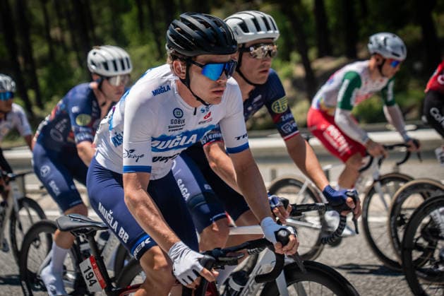 61st Presidential Cycling Tour of Turkiye MUGLA, TURKIYE - APRIL 29: Cyclists compete during the 130-kilometer Marmaris-Fethiye stage of the 61st Presidential Cycling Tour of Turkiye (TUR 2026) on April 29, 2026, in Mugla, Turkiye. This 8-stage event is the only competition in the country classified as a ProSeries race on the UCI Europe Tour calendar. The tour is organized by the Turkish Cycling Federation under the auspices of the Presidency and receives support from the Ministry of Youth and Sports. Ahmet Serdar Eser Anadolu Mugla Turkey. Editorial use only. Please get in touch for any other usage.  Copyright: x2026xAnadoluxAhmetxSerdarxEserx