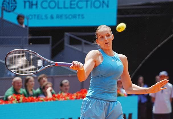 TENNIS - MUTUA MADRID OPEN 2026 - 29 04 2026 Laurent Lairys MAXPPP - Karolina Pliskova of CZE during the Mutua Madrid Open 2026, ATP, Tennis Herren Masters 1000 and WTA, Tennis Damen 1000 on 29 April 2026 at La Caja Magica in Madrid, Spain - Photo: Laurent Lairys MADRID SPAIN  Copyright: xMAXPPPxLaurentxLairysx LLR202604291455 LLR202604291455