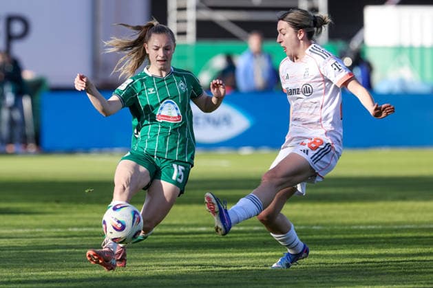 Football, Women, 1st BL, Werder Bremen - FC Bayern Munich