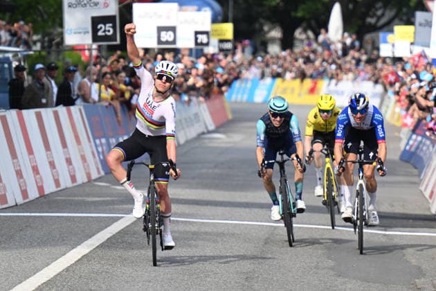 29-04-2026 Tour De Romandie; Tappa 01 Martigny - Martigny; 2026, Uae Emirates - Xrg; 2026, Red Bull - Bora Hansgrohe; 2026, Bahrain Victorious; 2026, Visma - Lease A Bike; Pogacar, Tadej; Lipowitz, Florian; Martinez, Lenny; Nordhagen, Jorgen; Martigny; 