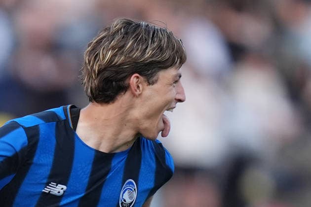 Atalanta™s Gerard Ruiz celebrates winning the match celebrates after scoring 1-1 during the Italian Cup Final Under 20 soccer match between Atalanta and Juventus at Arena Civica Stadium in Milan , north Italy - wednesday , April 29 , 2026. - Soccer .  Copyright: xSpada LaPressex