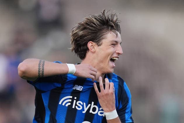Atalanta™s Gerard Ruiz celebrates winning the match celebrates after scoring 1-1 during the Italian Cup Final Under 20 soccer match between Atalanta and Juventus at Arena Civica Stadium in Milan , north Italy - wednesday , April 29 , 2026. - Soccer .  Copyright: xSpada LaPressex