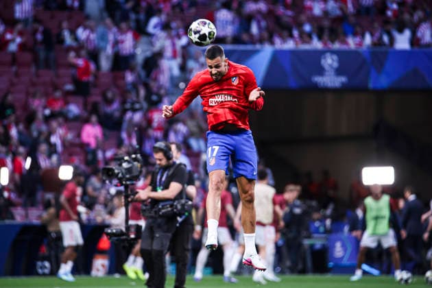 UEFA Champions League semifinals Atletico de Madrid vs Arsenal April 29, Madrid, Madrid, Spain David Hancko is warm up before UEFA Champions League 2025 26 match against Atletico de Madrid at Riyadh Air Metropolitano on April 29, 2026, in Madrid, Spain Madrid Spain Madrid Spain Madrid Madrid Madrid Spain Real Madrid C F v Manchester City UEFA Champions League 2025 Copyright: xAlejandroxMatiasx