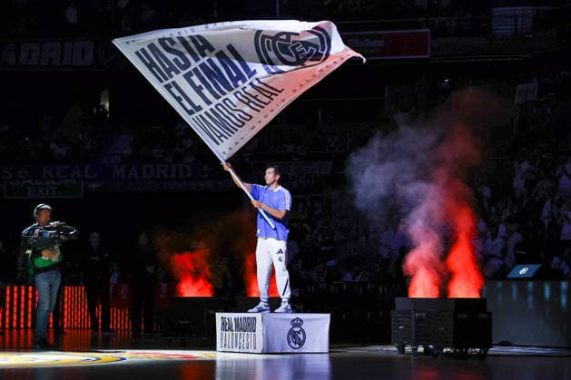 ESP Real Madrid v Hapoel IBI Tel Aviv Euroleague PlayOff Game 1 presentation of Real Madrid during the Euroleague match, PlayOff Game 1, between Real Madrid and Hapoel IBI Tel Aviv played at Movistar Arena Stadium on April 29 2026 in Madrid Spain Madrid Spain Basketball Copyright: xAlbaxPachecox xAgenciaxLOFx