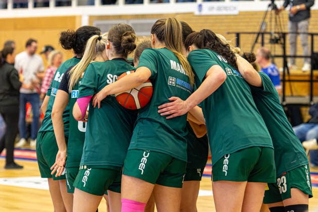 Womens Basketball Bundesliga 1 DBBL, BC Pharmaserv Marburg vs Rutronik Stars Keltern, Sporthalle Georg Gassmann Stadion Marburg 29 04 2026 Womens Basketball Bundesliga DBBL, Marburg, Germany 29 04 2026 The players of Rutronik Stars Keltern before the game, 1 DBBL, Game of BC Marburg vs Rutronik Stars Keltern, Sporthalle Georg Gassmann Stadion Marburg Copyright: xBEAUTIFULxSPORTS Freudensteinx